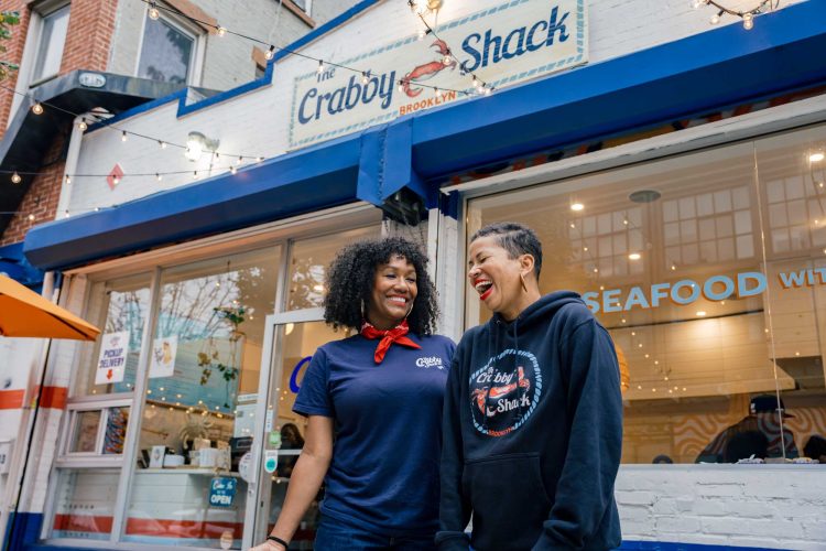 Crabby Shack Employees Laughing