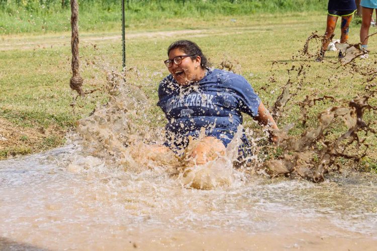 Splashing Into Muddy Water