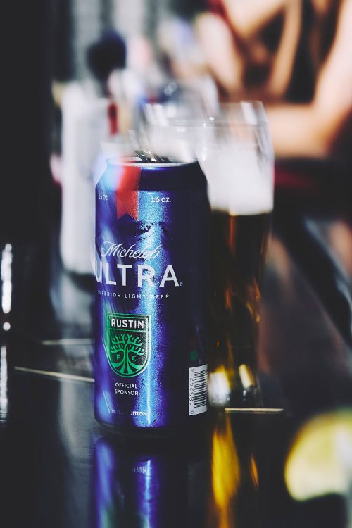 michelob ultra beer can austin football club